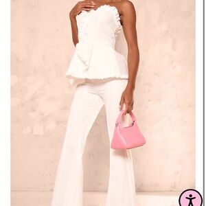 White Pretty Little Thing Jumpsuit